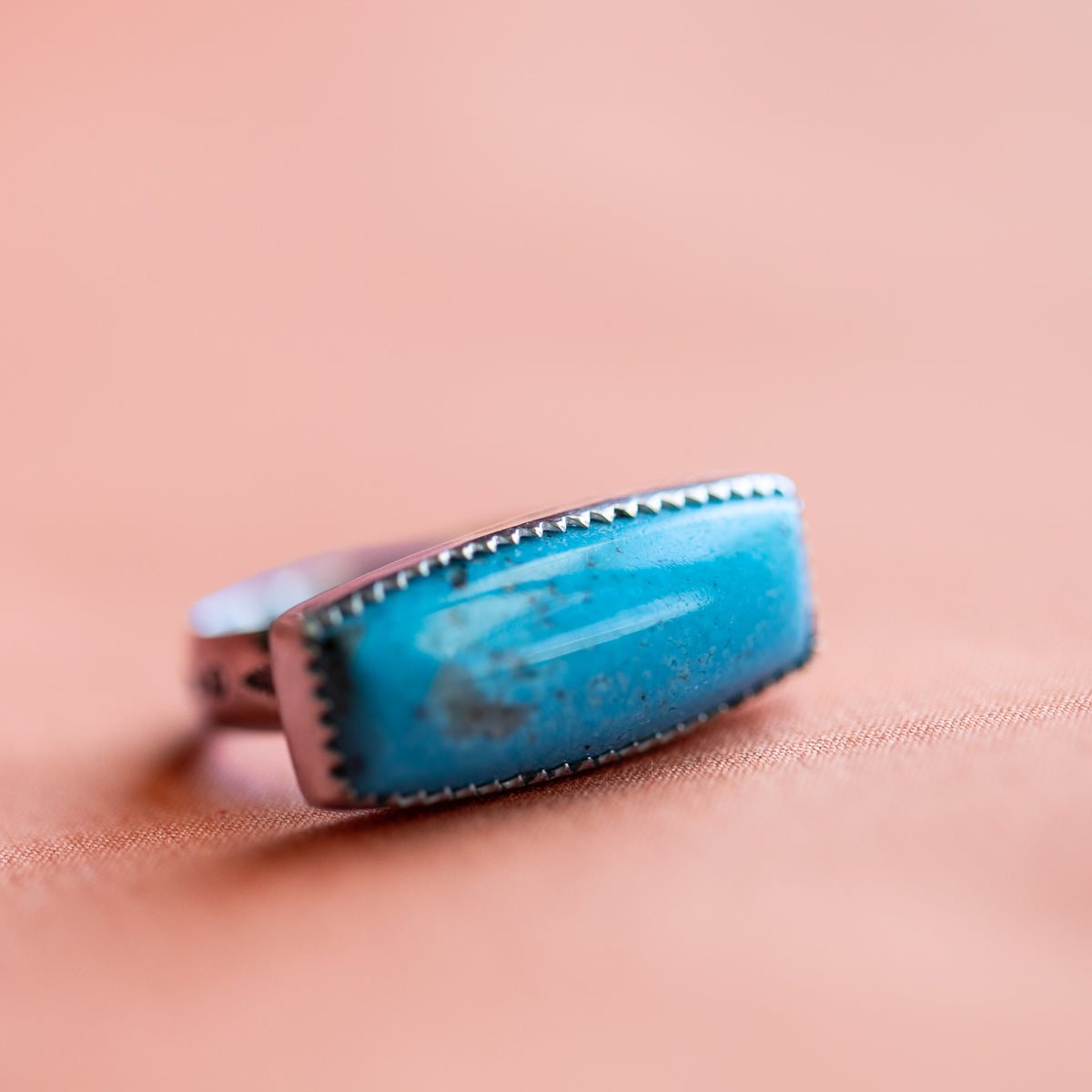 Turquoise Knuckle Ring Sz. 6.5