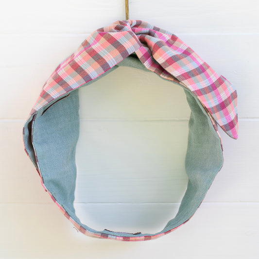 Pastel Gingham Petal Wrap