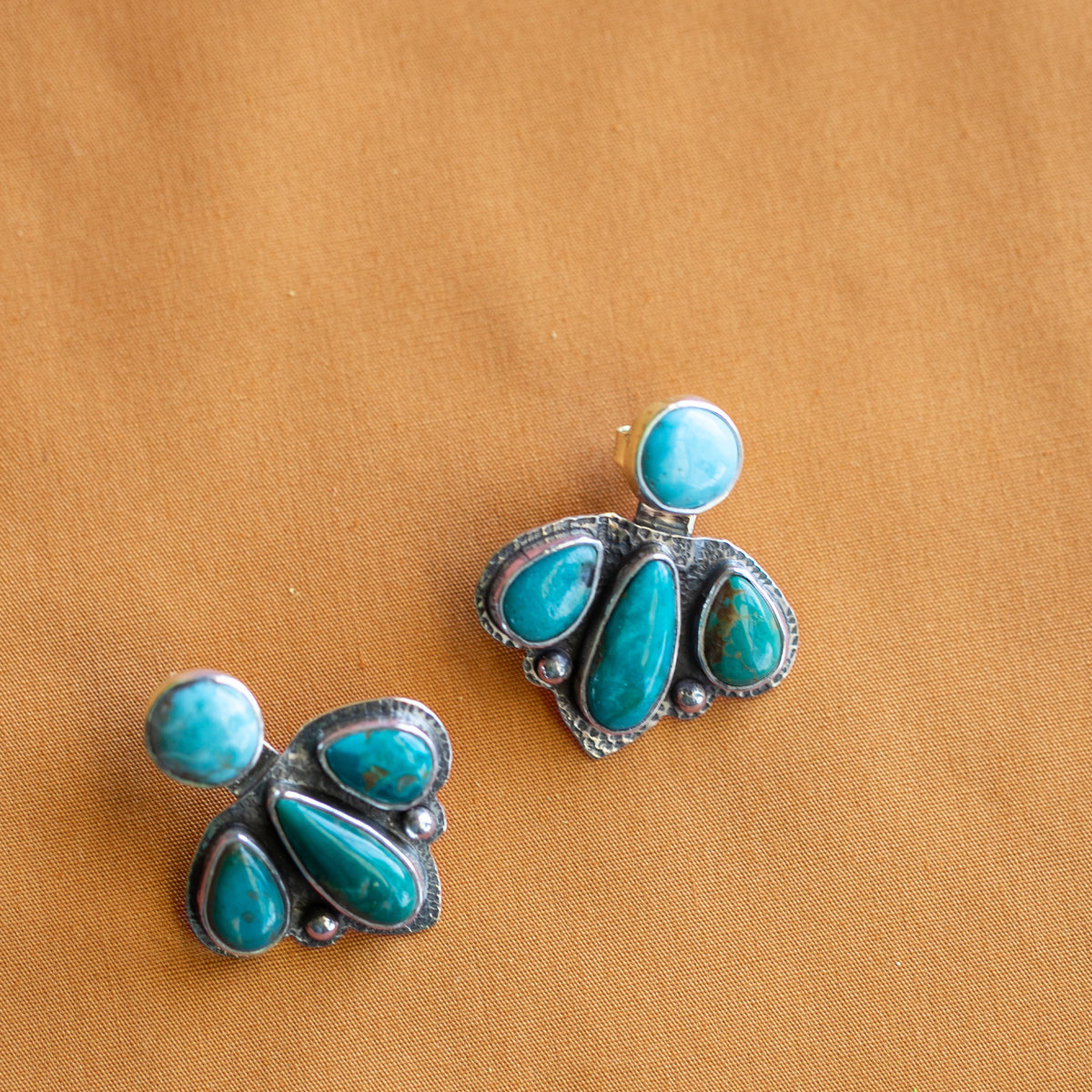 The Alpine River Jacket Earrings