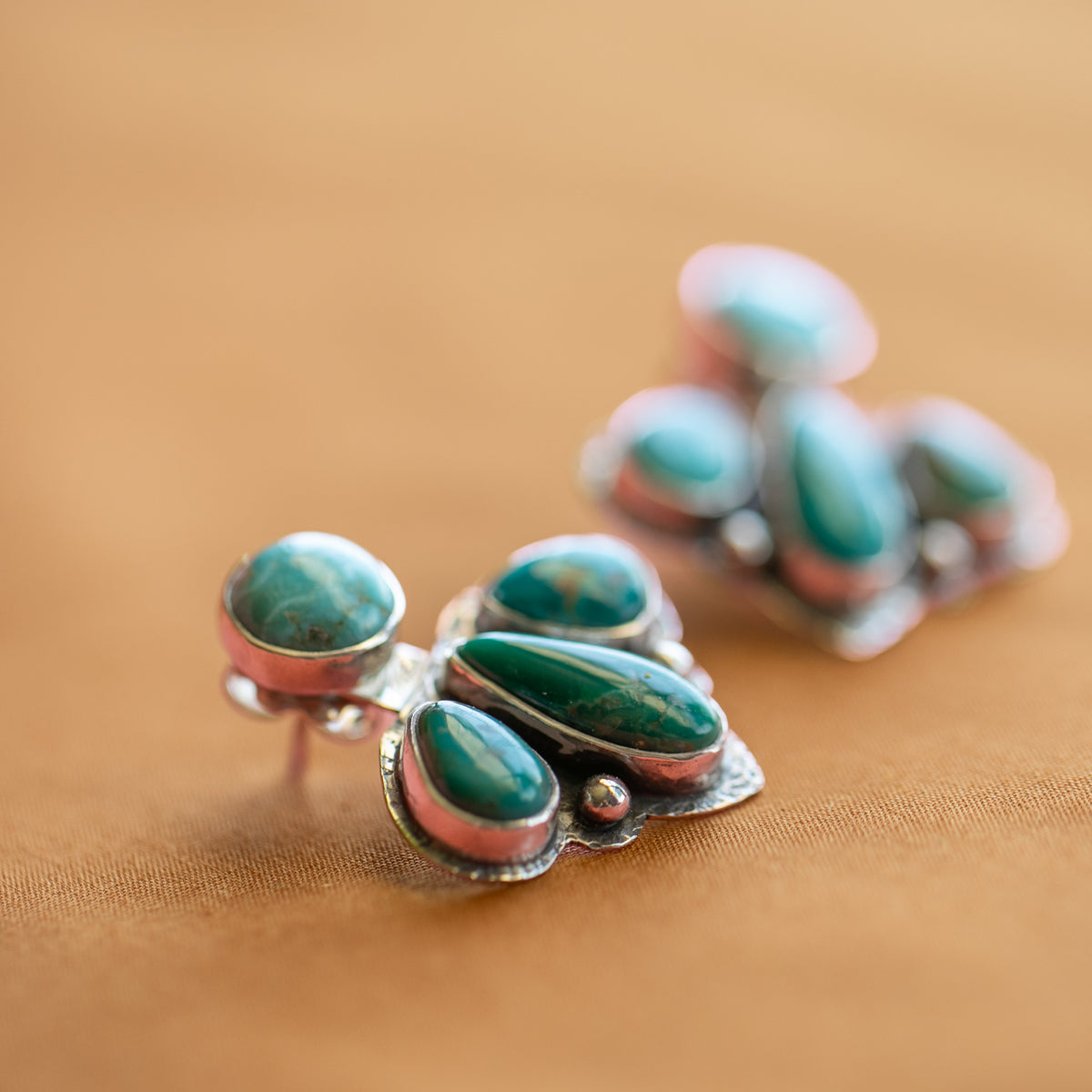 The Alpine River Jacket Earrings