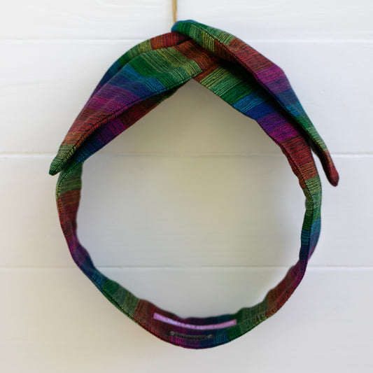 Shadow Rainbow Petal Headwrap
