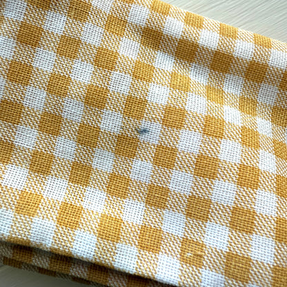 “IMPERFECT” Sunflower gingham Petal Headwrap