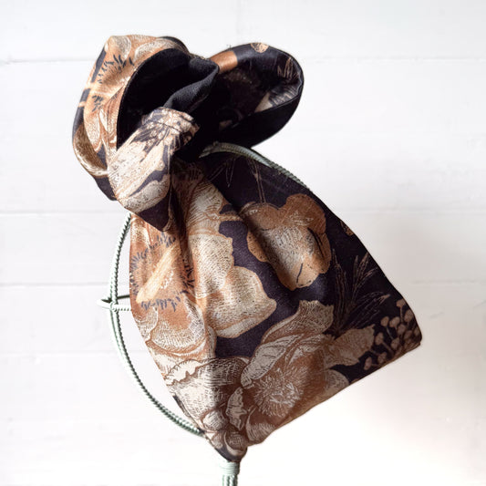 Gold Flora Silk OG Headwrap
