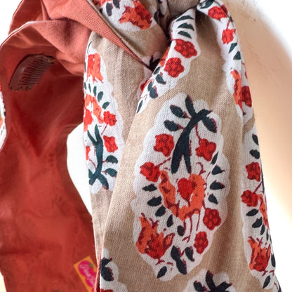 Blockprint Bouquets Petal Headwrap