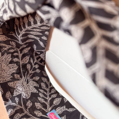 Silver Vines Petal Headwrap