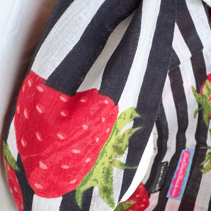 Strawberry Stripes Petal Headwrap