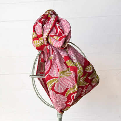 Pink Flowers OG Headwrap