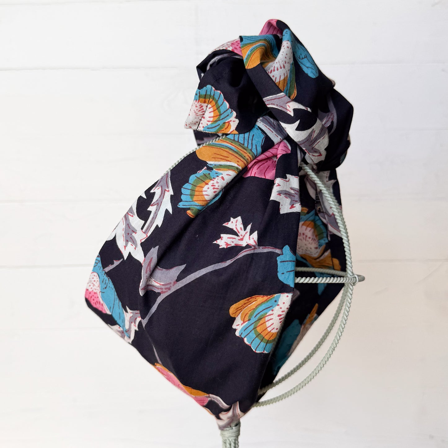 Navy Night Blooms OG Headwrap