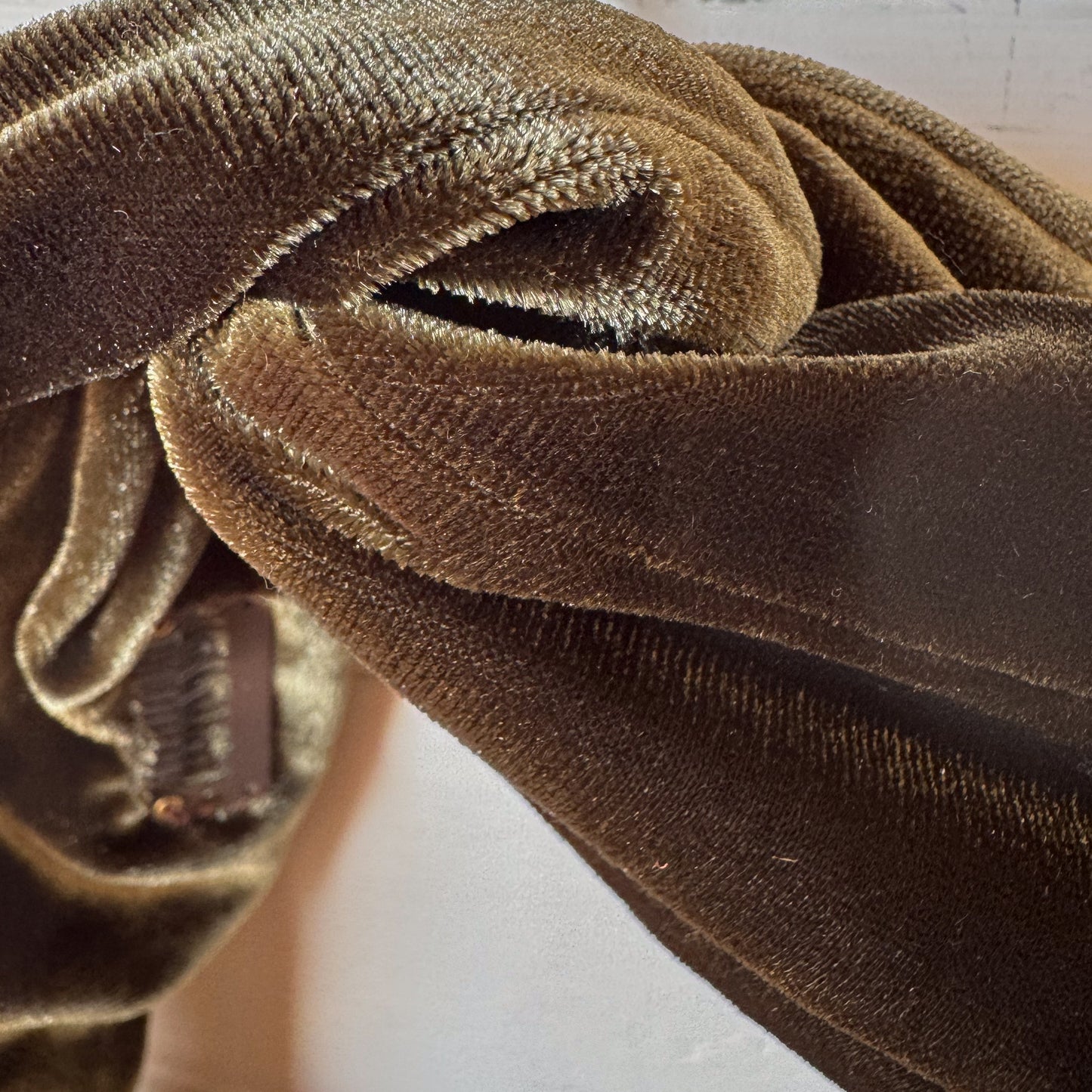 Dark Olive Petal Headwrap