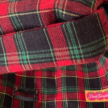 Winter Plaid Petal Headwrap