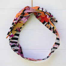 Load image into Gallery viewer, Poppy Stripes Petal Headwrap
