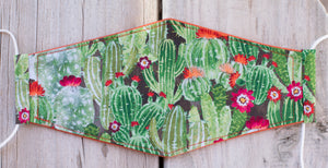 Flowering Cactus 3D Mask