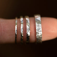 Load image into Gallery viewer, Hammered Sterling Silver Ring
