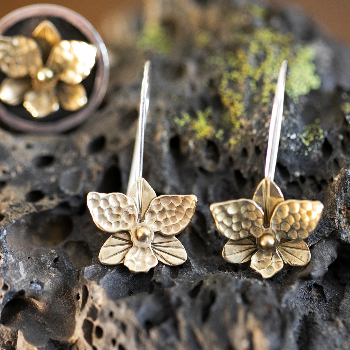 Golden Siam Earrings