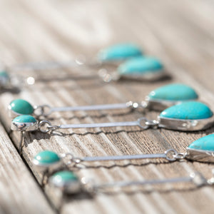 Turquoise Falls Campitos Earrings
