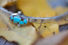 Load image into Gallery viewer, Dimpled Turquoise Bracelet
