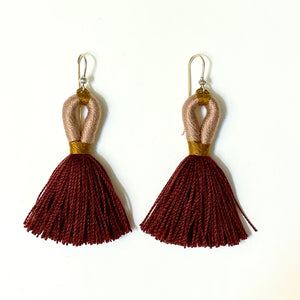 Thai Tassles Burgundy