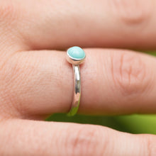 Load image into Gallery viewer, Sterling Silver Turquoise Stacker
