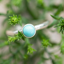 Load image into Gallery viewer, Sterling Silver Turquoise Stacker

